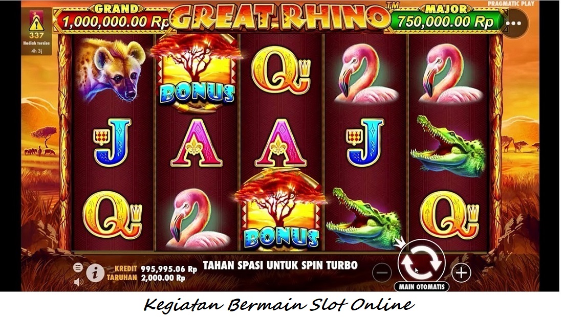 Kegiatan Bermain Slot Online